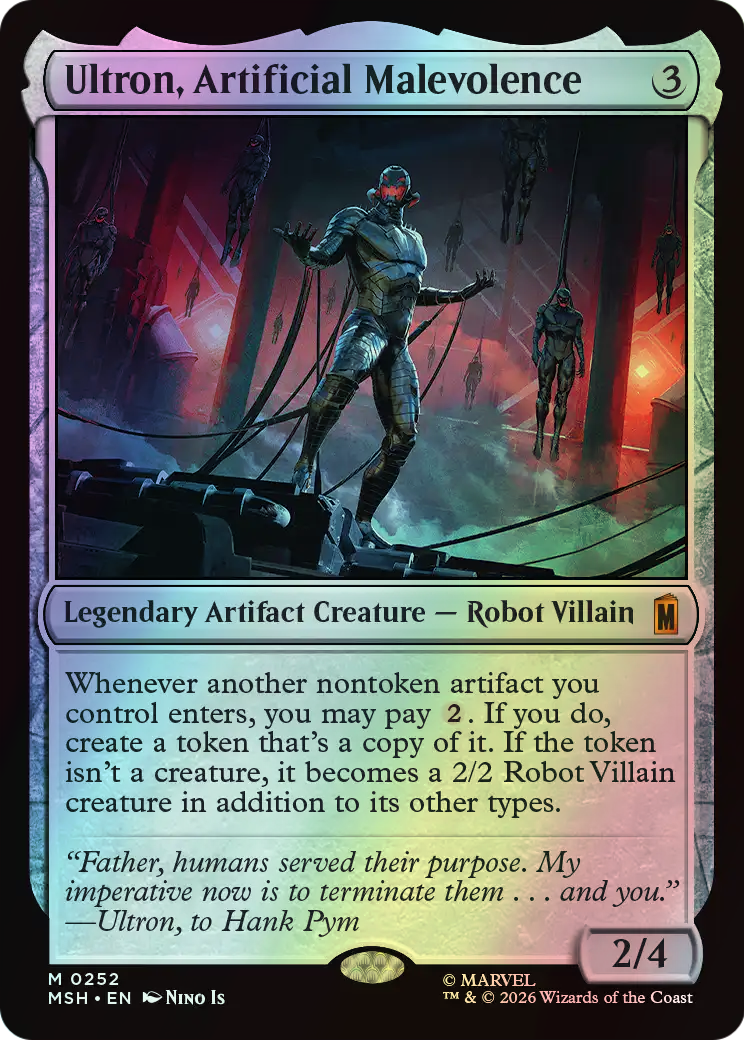 Ultron, Artificial Malevolence (MSH) #252 [EN/F] s/o