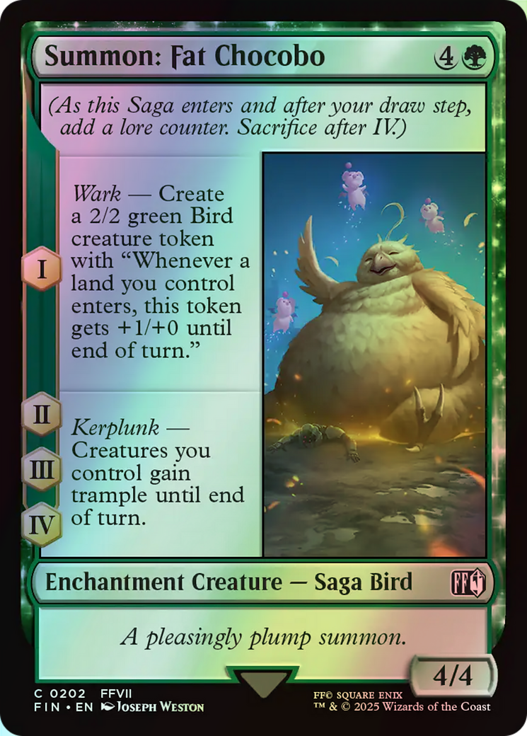 Summon: Fat Chocobo (FIN) #202 [EN/F] s/o