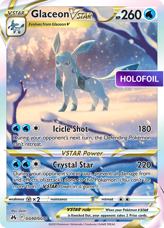 Glaceon VSTAR (CRZ:GG) #GG40 [EN/H] s/o
