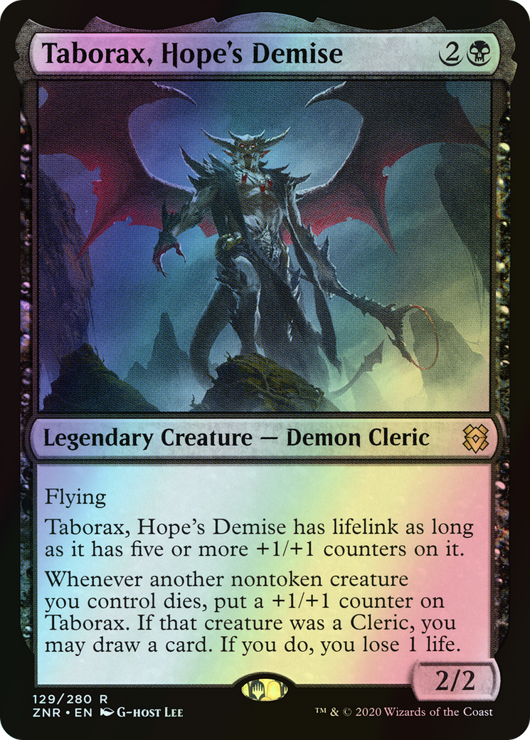 Taborax, Hope's Demise (ZNR) #129 [EN/F] s/o