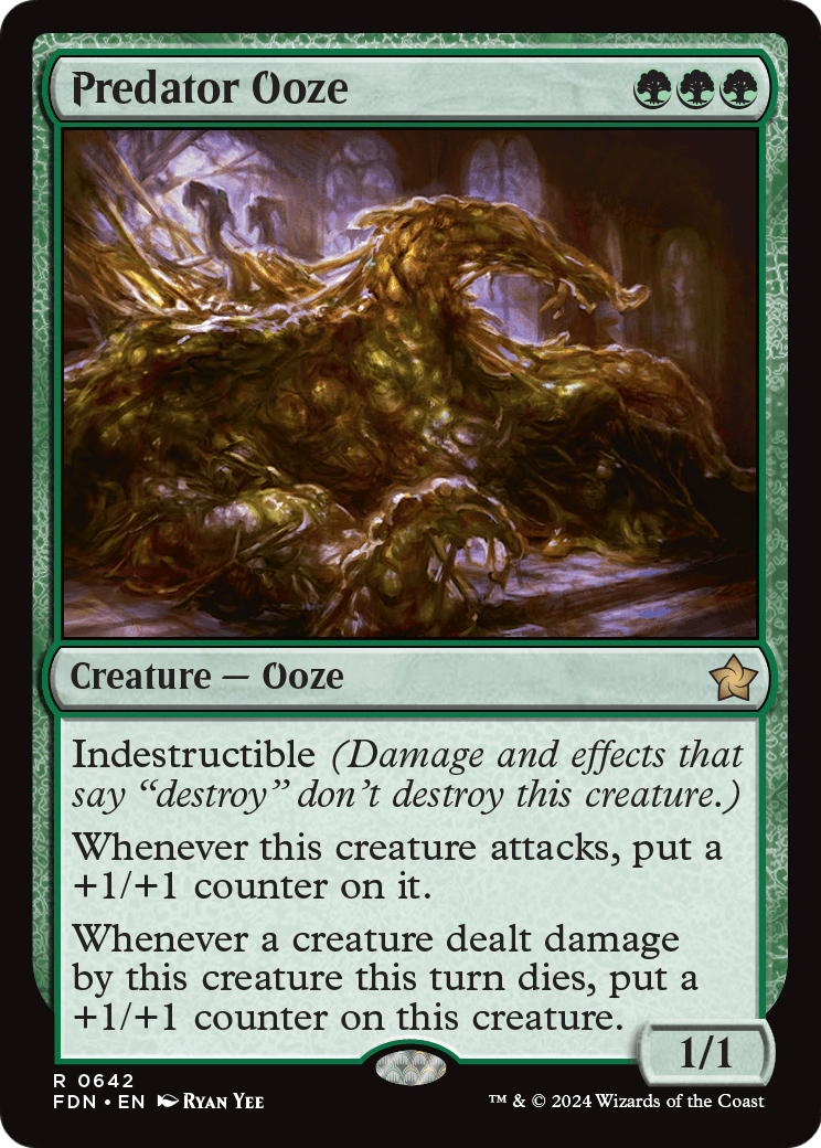 Predator Ooze (FDN) #642 [EN/N]