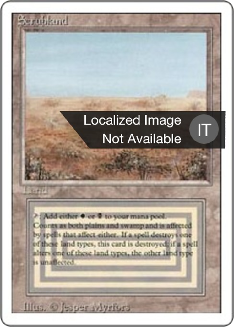 Scrubland (3ED) #286 [IT/N] s/o