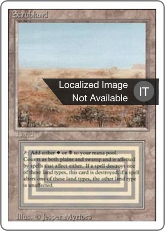 Scrubland (3ED) #286 [IT/N] s/o