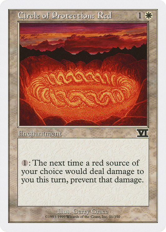 Circle of Protection: Red (6ED) #11 [EN/N] s/o