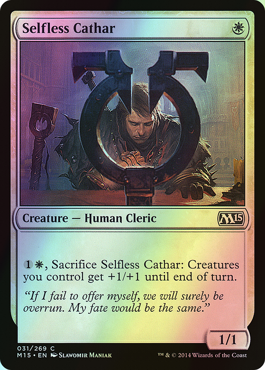 Selfless Cathar (M15) #31 [EN/F]