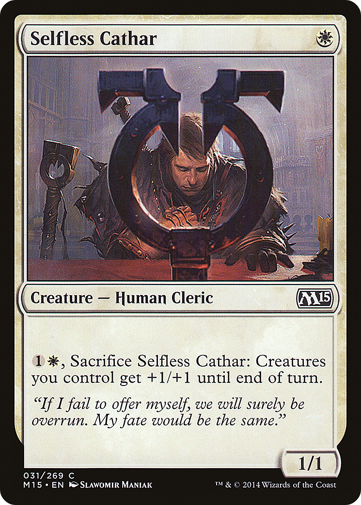 Selfless Cathar (M15) #31 [EN/N] s/o