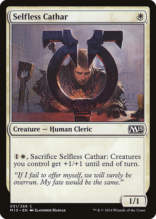 Selfless Cathar (M15) #31 [EN/N] s/o