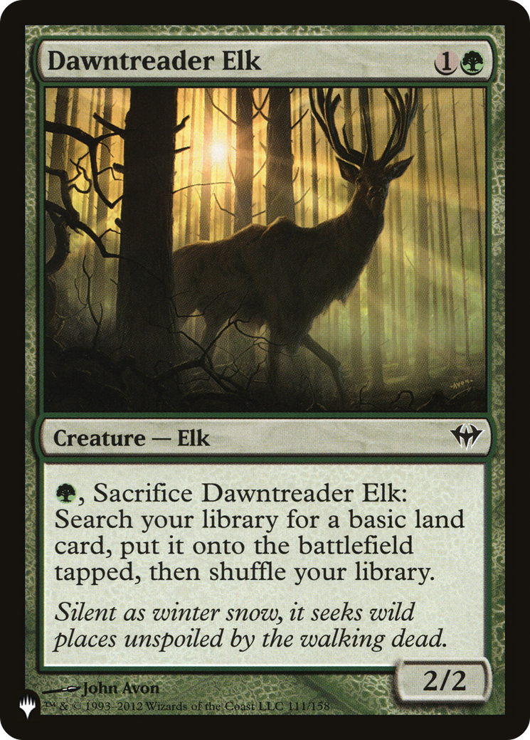 Dawntreader Elk (PLST) #DKA-111 [EN/N]