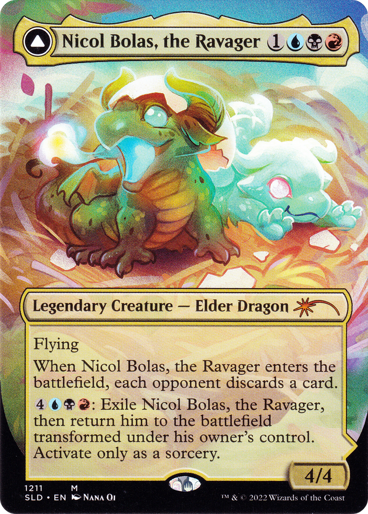 Nicol Bolas, the Ravager // Nicol Bolas, the Arisen (SLD) #1211 [EN/N]