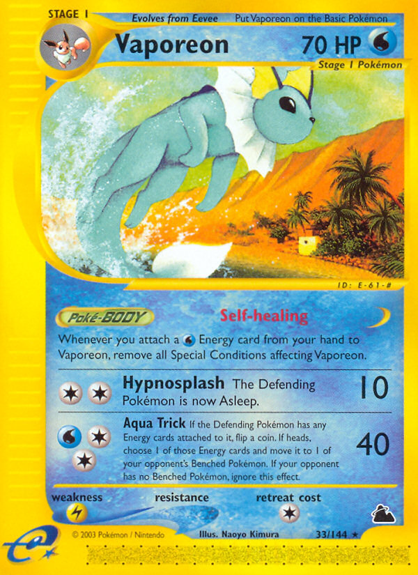 Vaporeon (SK) #33 [EN/N]