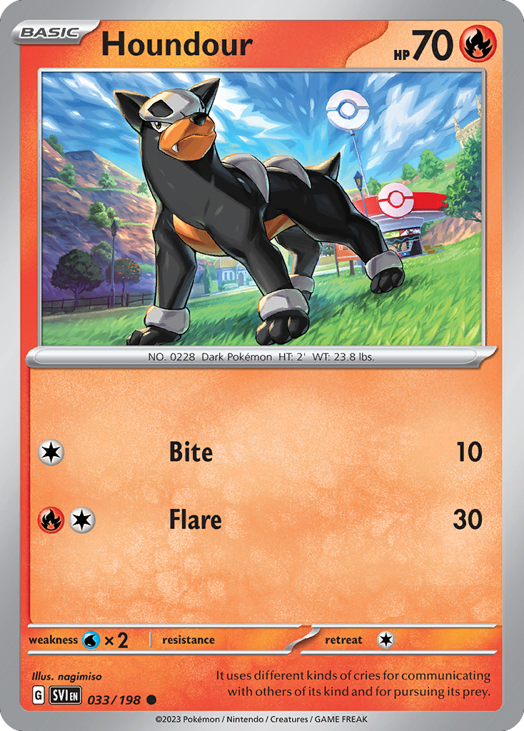 Houndour - 033/198 (SVI) #033 [EN/N] s/o