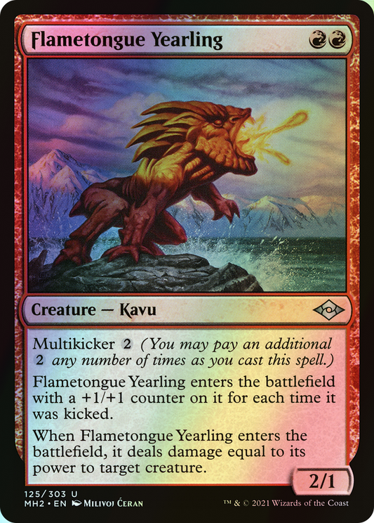 Flametongue Yearling (MH2) #125 [EN/F]