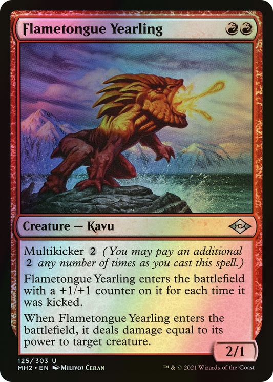 Flametongue Yearling (MH2) #125 [EN/F]