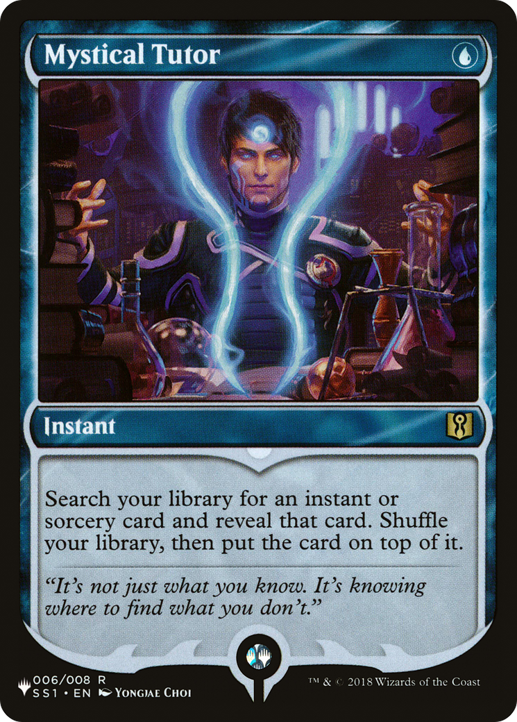 Mystical Tutor (PLST) #SS1-6 [EN/N] s/o