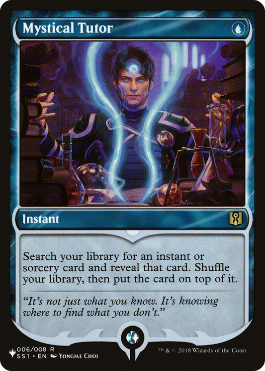 Mystical Tutor (PLST) #SS1-6 [EN/N] s/o