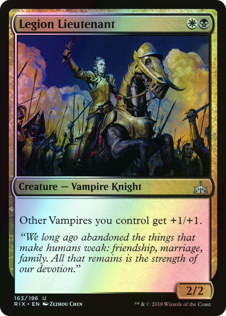 Legion Lieutenant (RIX) #163 [EN/F]