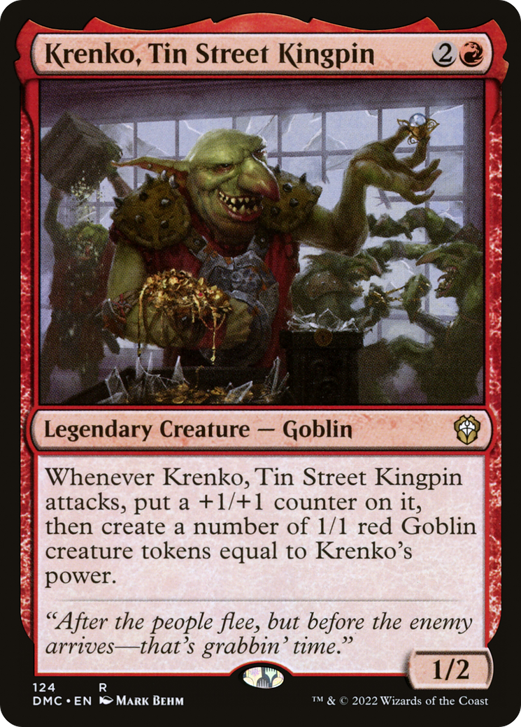 Krenko, Tin Street Kingpin (DMC) #124 [EN/N] s/o