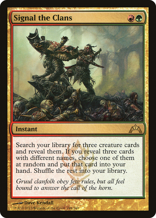 Signal the Clans (GTC) #194 [EN/N]