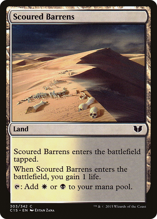 Scoured Barrens (C15) #303 [EN/N] s/o