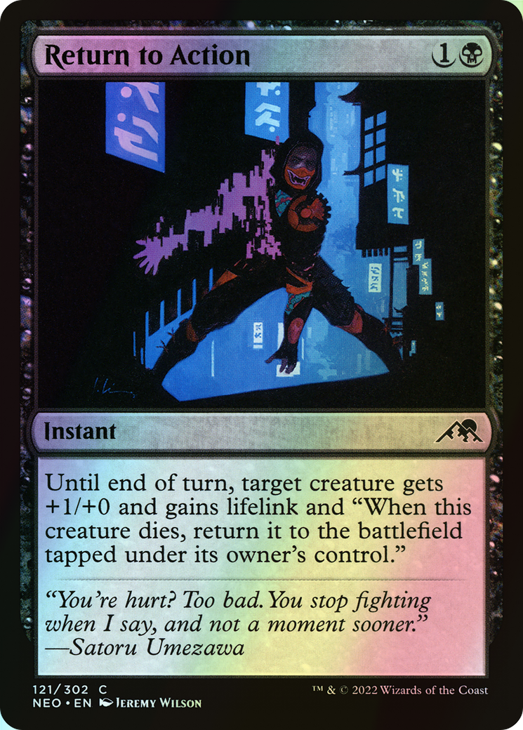 Return to Action (NEO) #121 [EN/F] s/o