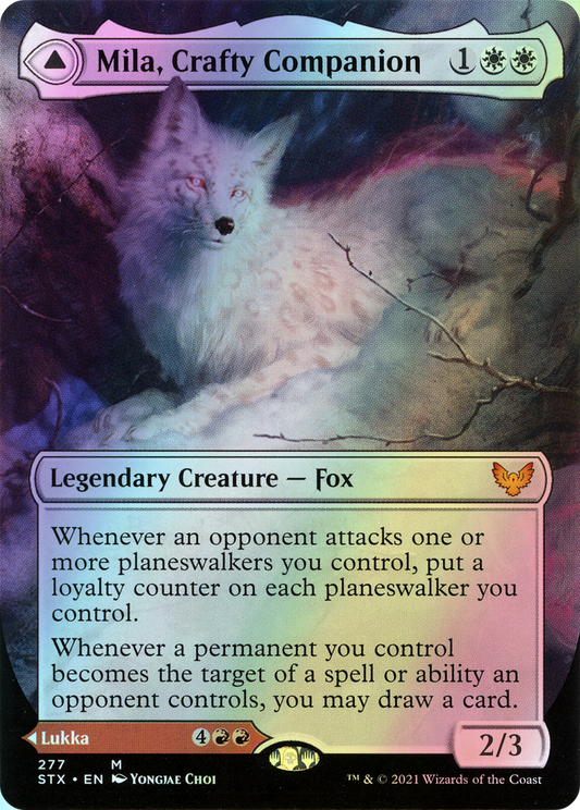 Mila, Crafty Companion // Lukka, Wayward Bonder (STX) #277 [EN/F] s/o