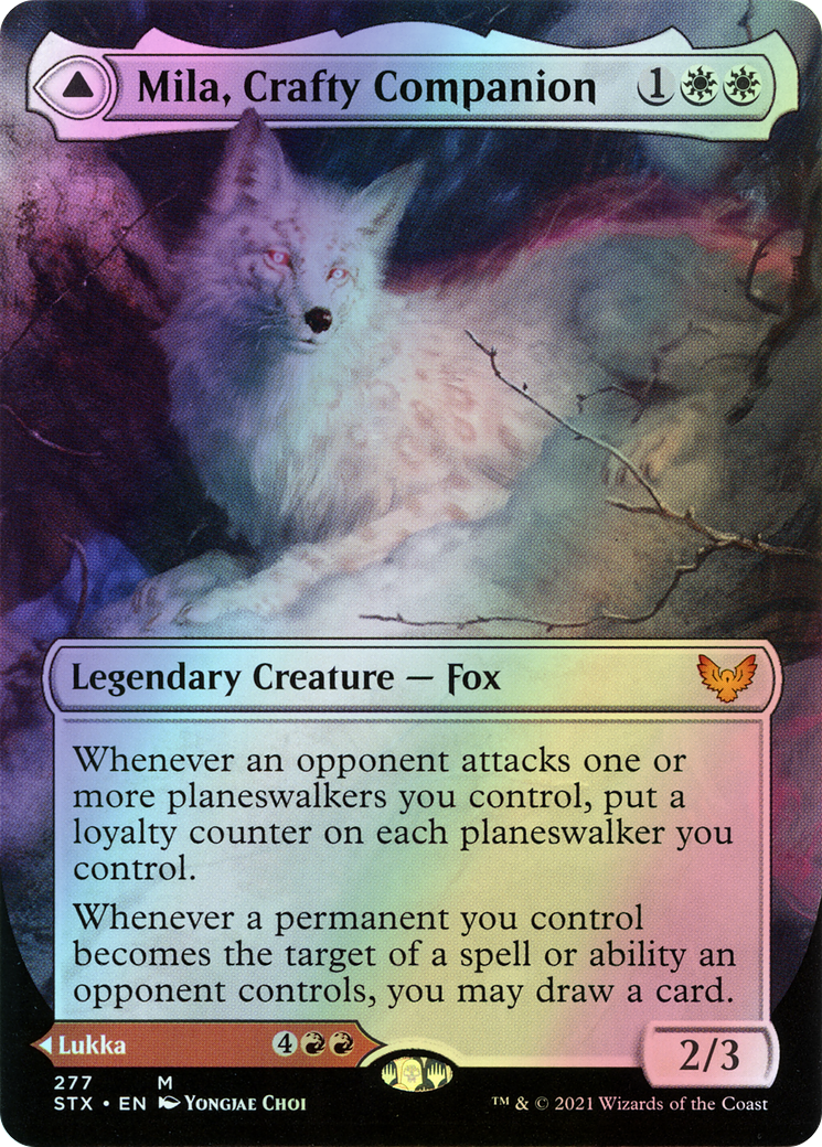 Mila, Crafty Companion // Lukka, Wayward Bonder (STX) #277 [EN/F] s/o