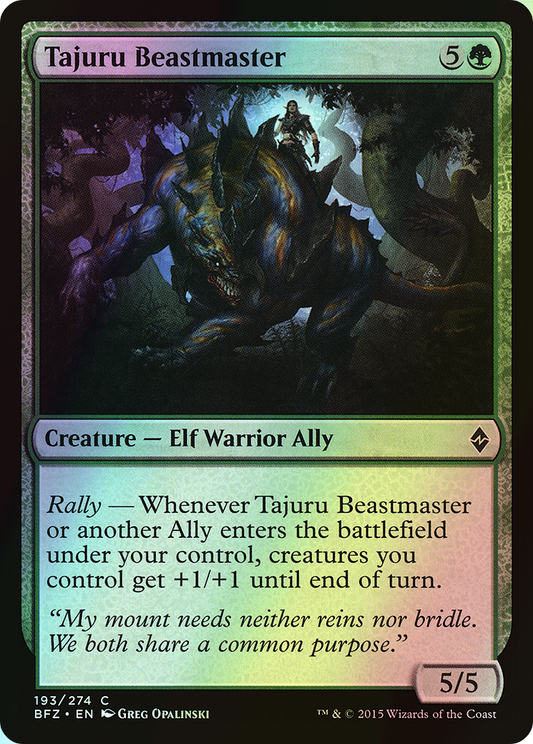 Tajuru Beastmaster (BFZ) #193 [EN/F]