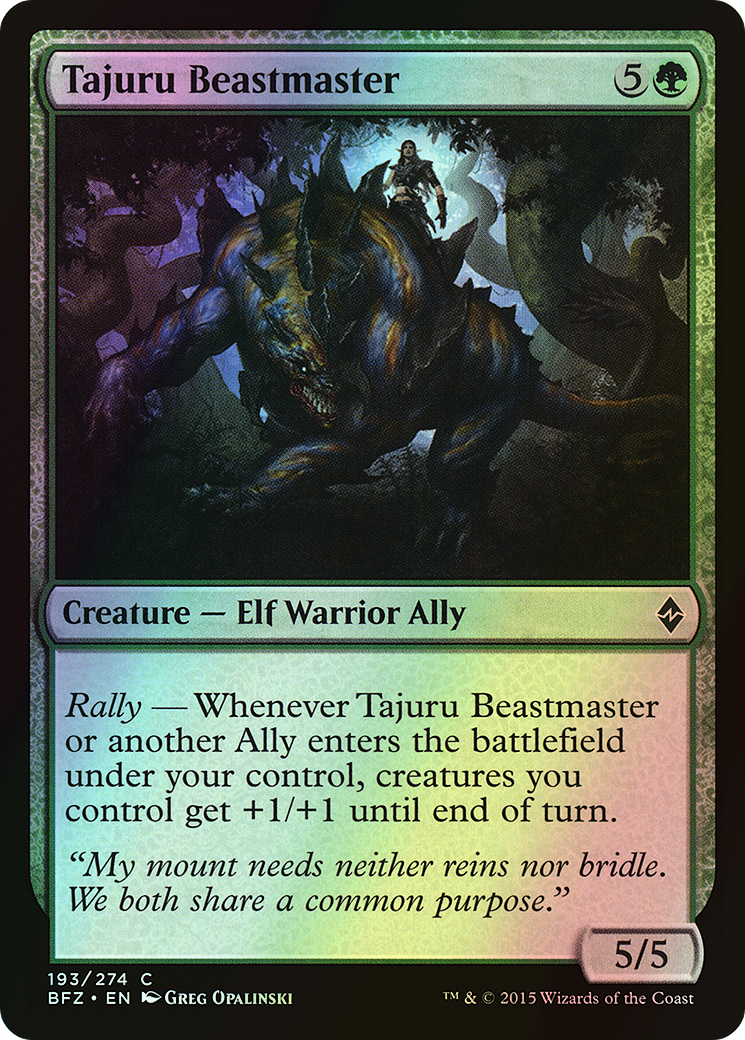 Tajuru Beastmaster (BFZ) #193 [EN/F]