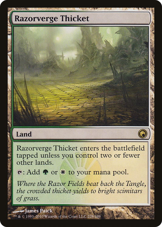 Razorverge Thicket (SOM) #228 [EN/N]