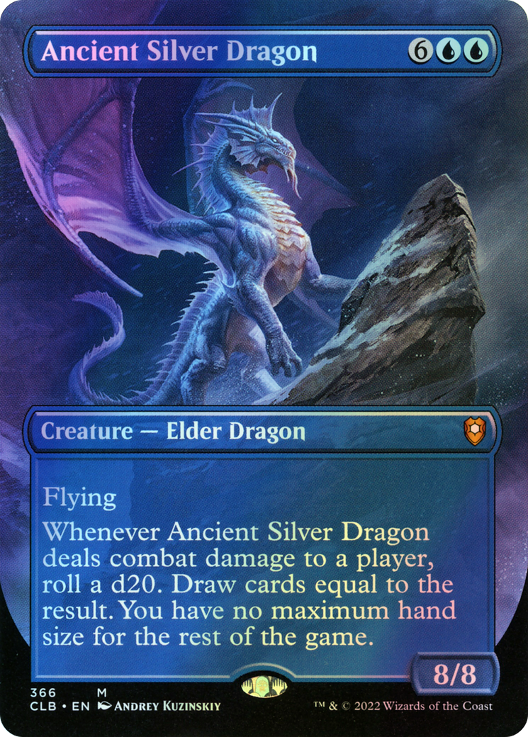 Ancient Silver Dragon (CLB) #366 [EN/F] s/o