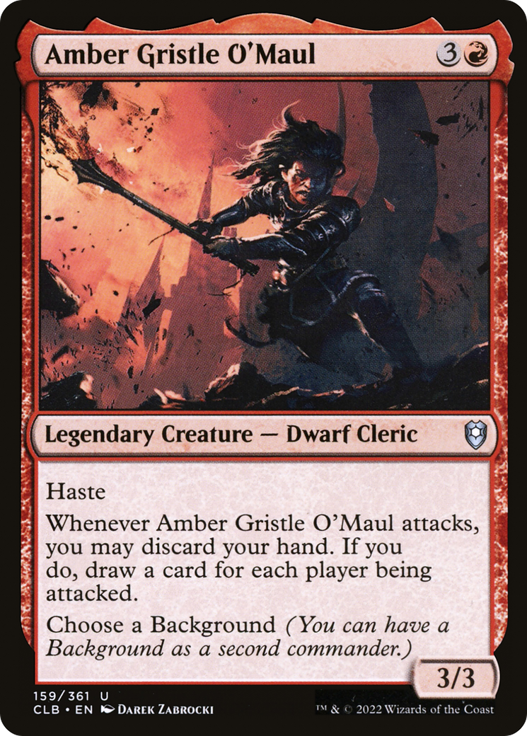 Amber Gristle O'Maul (CLB) #159 [EN/N]