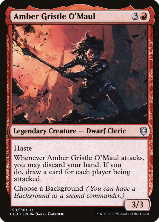 Amber Gristle O'Maul (CLB) #159 [EN/N]