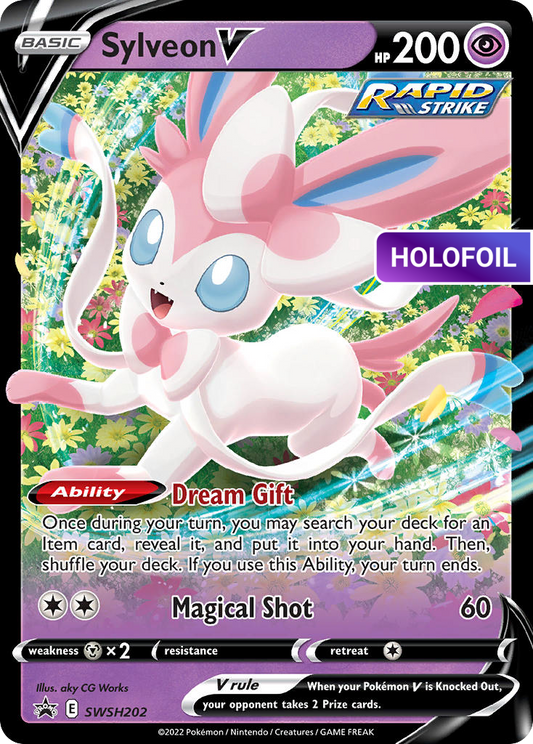 Sylveon V (PR-SW) #SWSH202 [EN/H] s/o