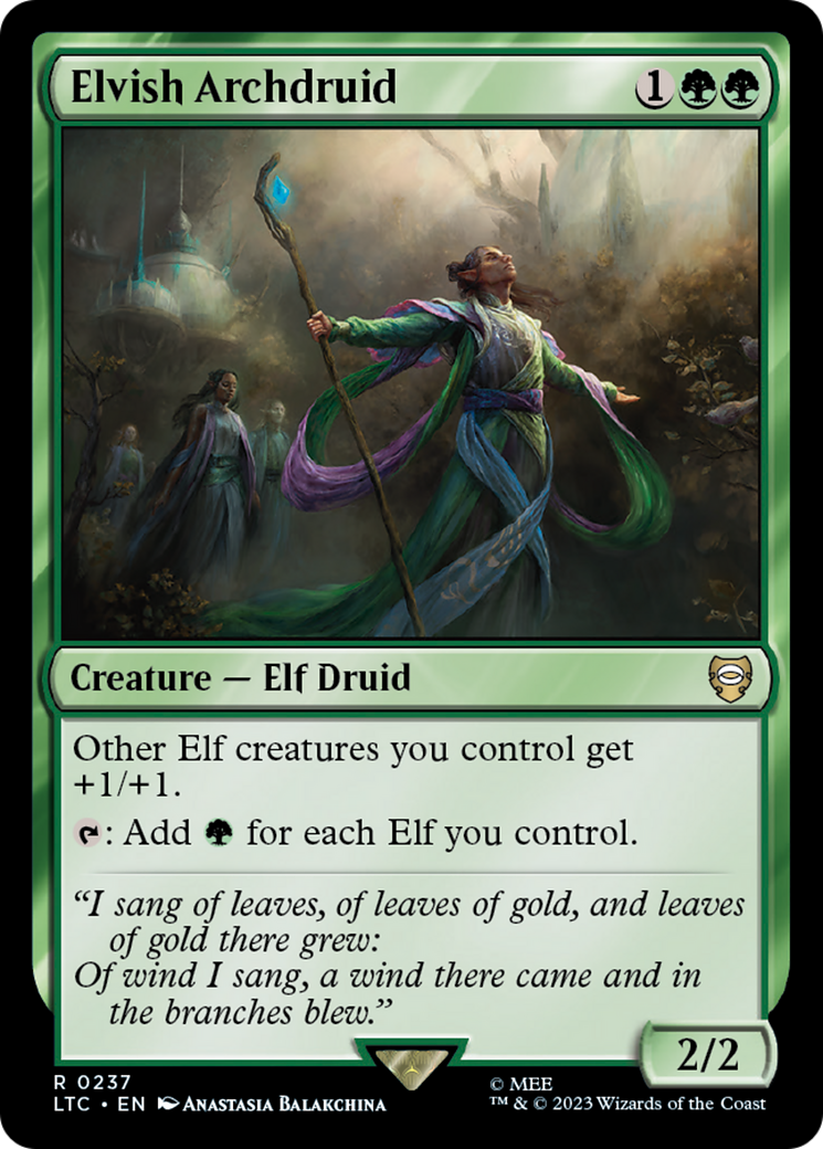 Elvish Archdruid (LTC) #237 [EN/N]