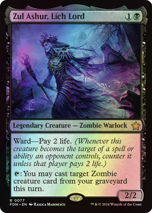 Zul Ashur, Lich Lord (FDN) #77 [EN/F] s/o