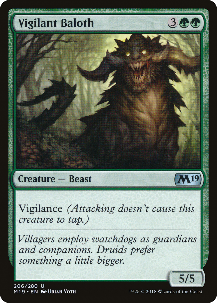 Vigilant Baloth (M19) #206 [EN/N]