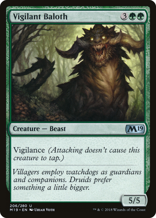 Vigilant Baloth (M19) #206 [EN/N]