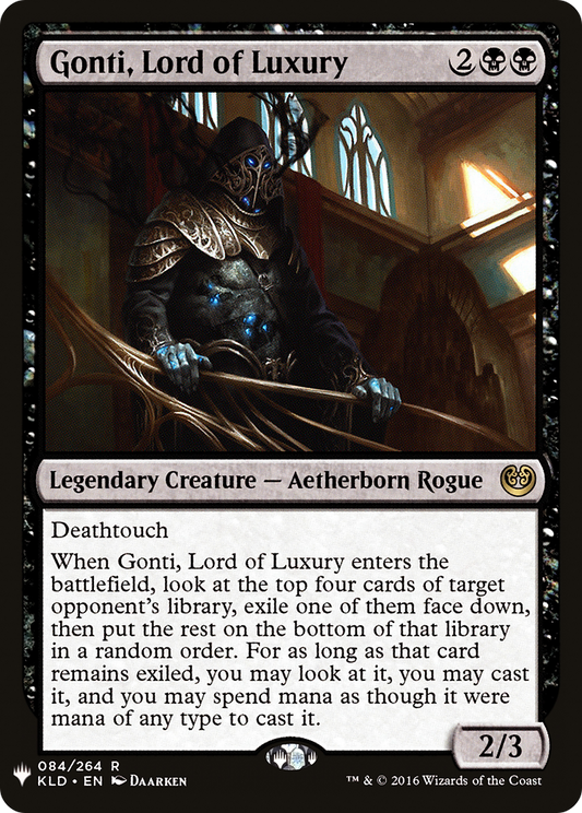 Gonti, Lord of Luxury (PLST) #KLD-84 [EN/N] s/o