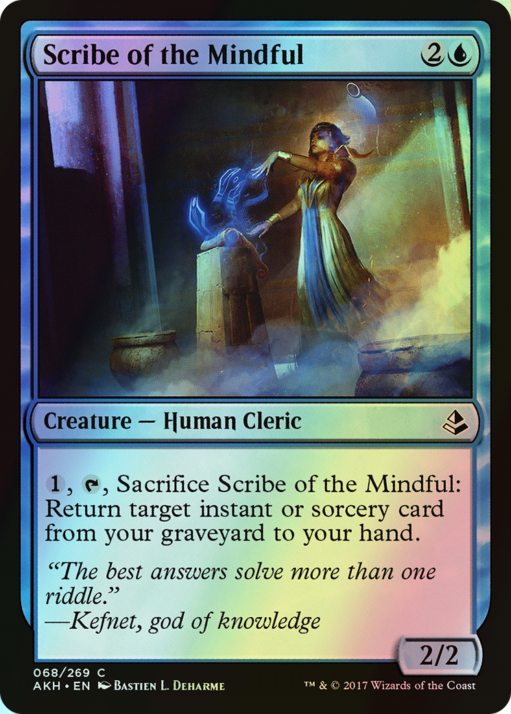 Scribe of the Mindful (AKH) #68 [EN/F]