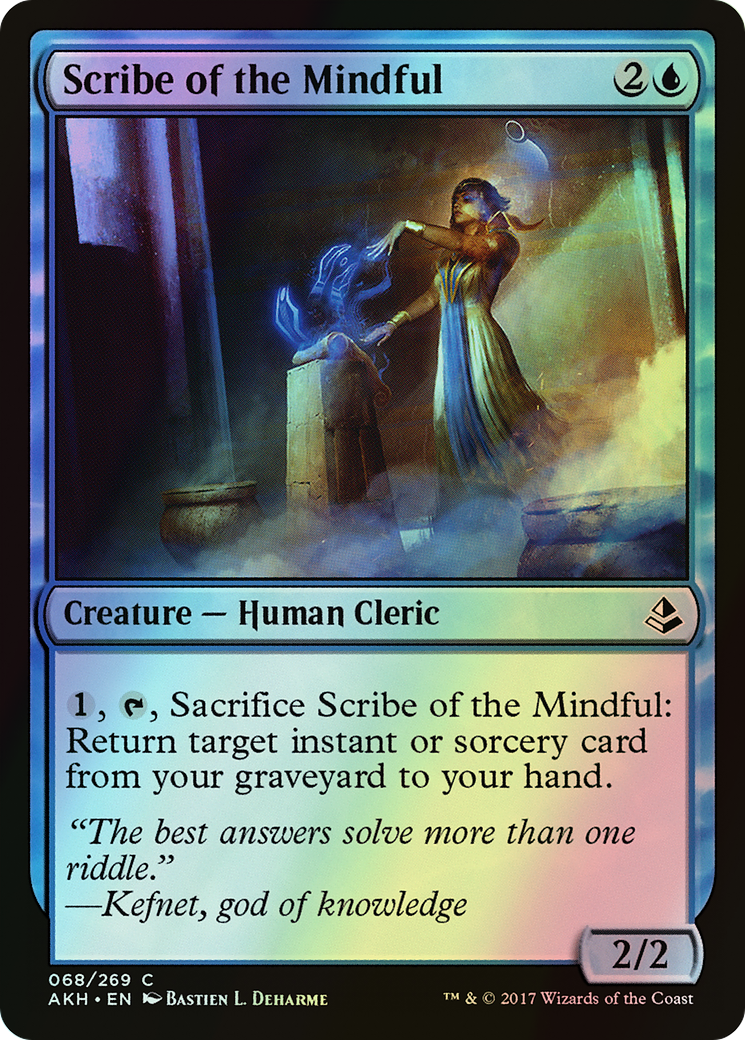 Scribe of the Mindful (AKH) #68 [EN/F]