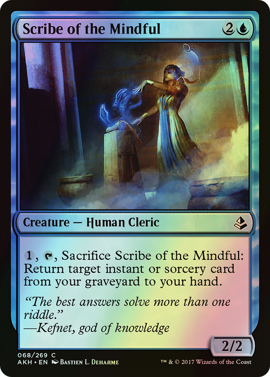 Scribe of the Mindful (AKH) #68 [EN/F]