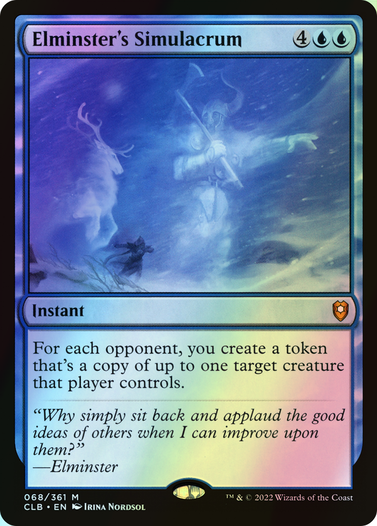 Elminster's Simulacrum (CLB) #68 [EN/F] s/o