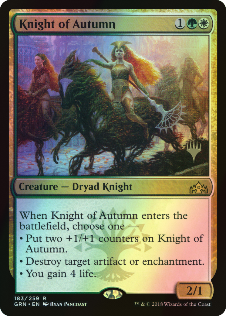Knight of Autumn (PGRN) #183p [EN/F]