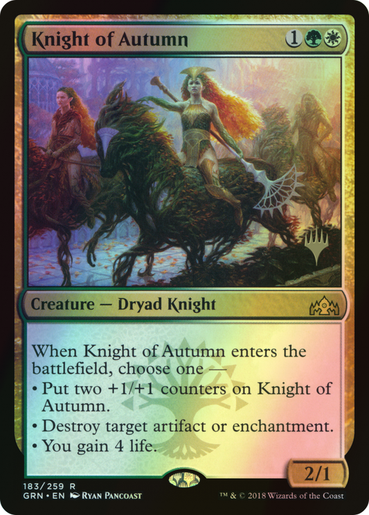 Knight of Autumn (PGRN) #183p [EN/F]