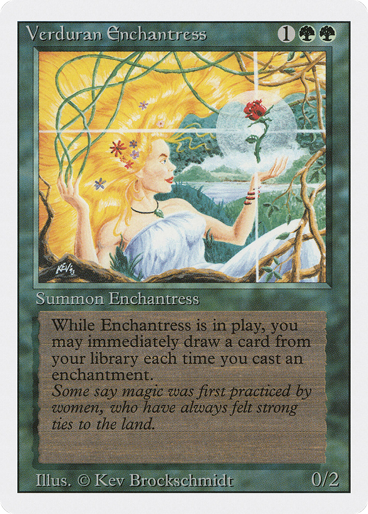 Verduran Enchantress (3ED) #223 [EN/N]