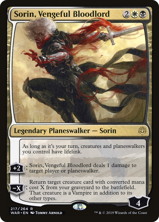 Sorin, Vengeful Bloodlord (WAR) #217 [EN/N] s/o