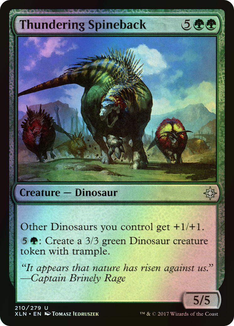 Thundering Spineback (XLN) #210 [EN/F] s/o