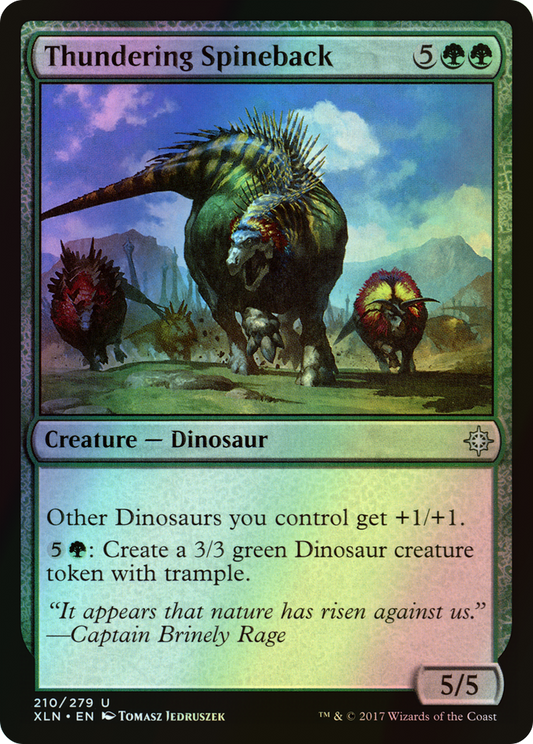 Thundering Spineback (XLN) #210 [EN/F] s/o