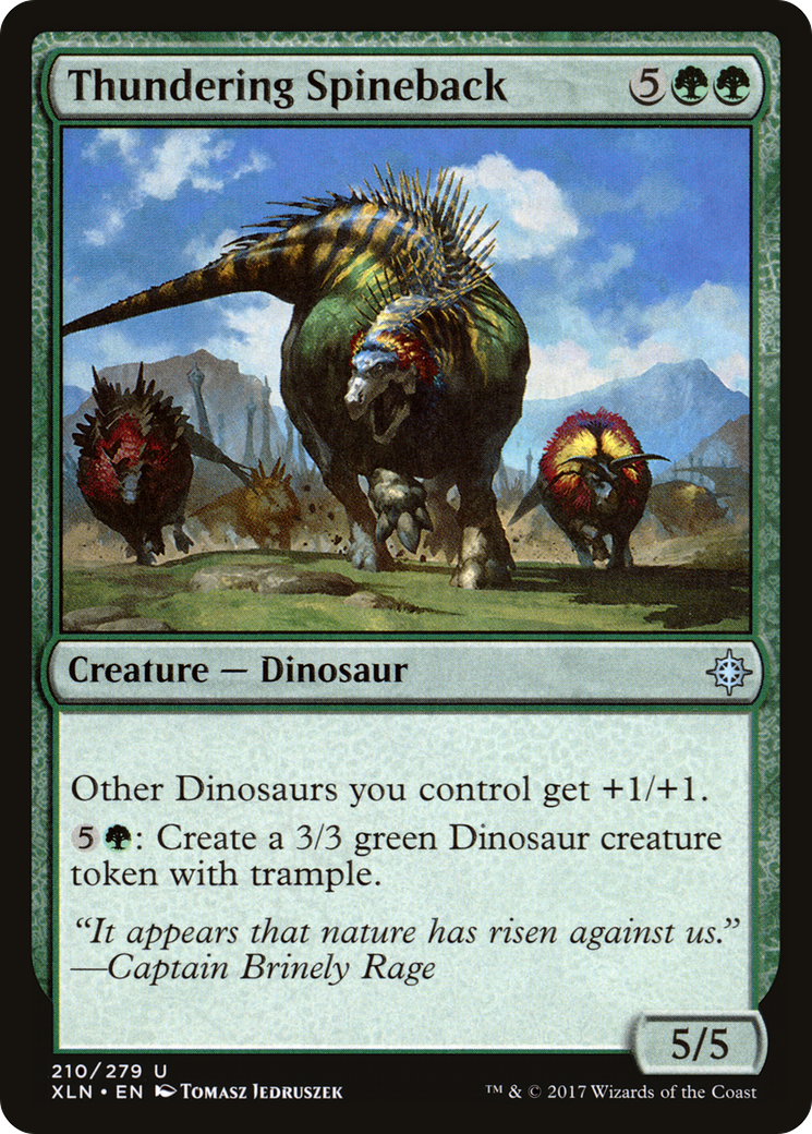 Thundering Spineback (XLN) #210 [EN/N]