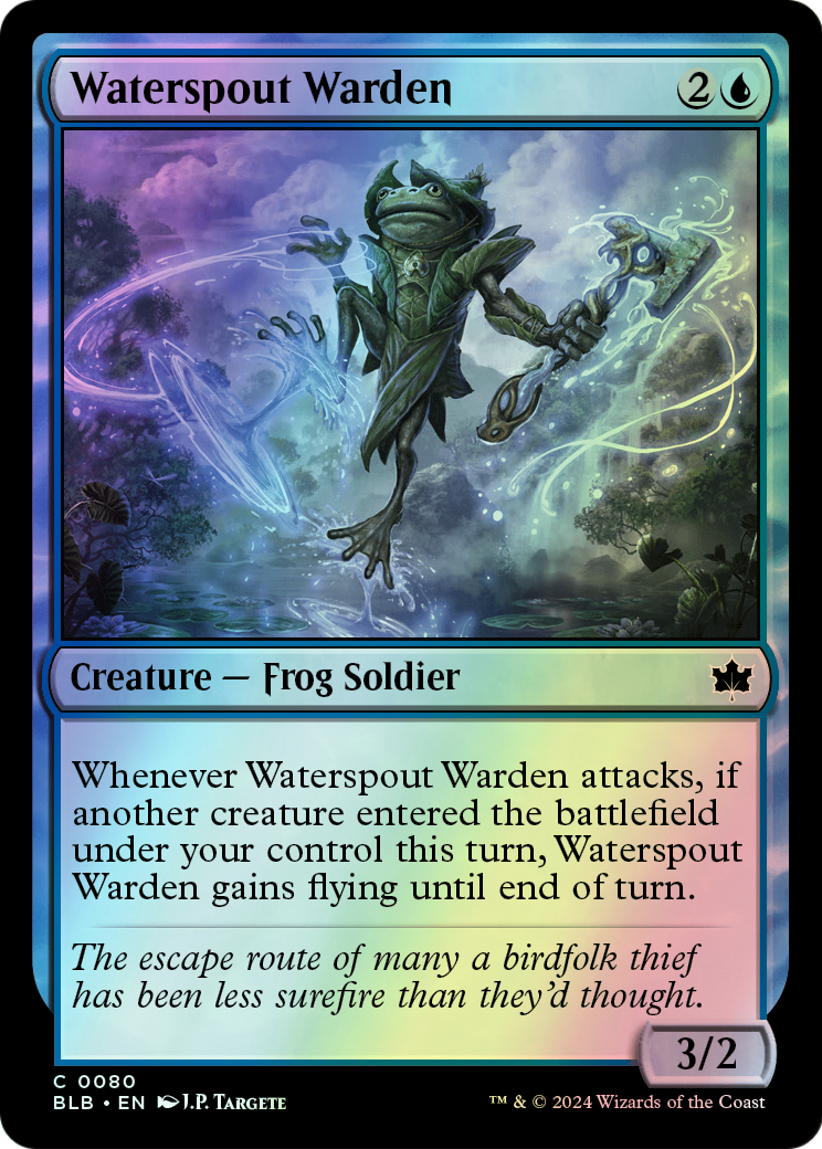 Waterspout Warden (BLB) #80 [EN/F]